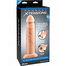  10" Silicone Hollow Extension  
 10" Silicone Hollow Extension -    :   ,               .