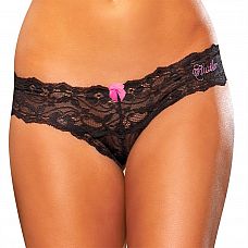 <strong>Черные кружевные трусики-танга</strong> <br />
Черные кружевные трусики, которые абсолютно незаметны под одеждой, но притягивают к себе внимание, когда Вы без нее! Это эротичные трусики с открытой попкой.<div class="charTableblock"><div><span>Размер</span>: M (44-46); L (46-48)</div><div><span>Цвет</span>: черный</div><div><span>Производитель</span>: Hustler, США</div><div><span>В наличии</span>: M-L, черный</div></div> Черные кружевные трусики-танга 
Черные кружевные трусики, которые абсолютно незаметны под одеждой, но притягивают к себе внимание, когда Вы без нее! Это эротичные трусики с открытой попкой.