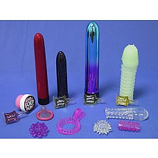 <strong>Набор *Для вечеринки*</strong> <br />
В наборе три вибратора разных Размеров, две рельефные силиконовые насадки на вибратор, три эрекционных кольца со стимуляторами клитора и стенок влагалища, рельефная силиконовая насадка на пенис, 4 ароматизированные гель-смазки на водной основе.<div class="charTableblock"> </div> Набор *Для вечеринки*
В наборе три вибратора разных Размеров, две рельефные силиконовые насадки на вибратор, три эрекционных кольца со стимуляторами клитора и стенок влагалища, рельефная силиконовая насадка на пенис, 4 ароматизированные гель-смазки на водной основе.