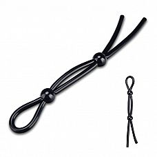 <strong>Черное лассо-утяжка с двумя бусинами</strong> <br />
Черное лассо на пенис с двумя бусинами позволит подобрать точный Размер кольца.<div class="charTableblock"> </div> Черное лассо-утяжка с двумя бусинами 
Черное лассо на пенис с двумя бусинами позволит подобрать точный Размер кольца.