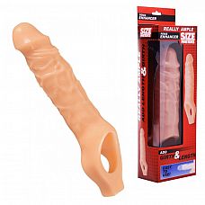 <strong>Насадка, увеличивающая длину и диаметр пениса, Size Matters - 13 см.</strong> <br />
Удобная большая насадка для увеличения диаметра и длины пениса.<div class="charTableblock"><div><span>Материал</span>: TPE / TPR</div><div><span>Диаметр, см</span>: 3.50</div><div><span>Диаметр, см</span>: 3</div><div><span>Производитель</span>: XR Brands, США</div></div> Насадка, увеличивающая длину и диаметр пениса, Size Matters - 13 см. 
Удобная большая насадка для увеличения диаметра и длины пениса.