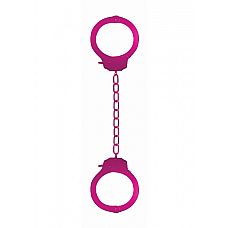 <strong>Розовые оковы на ноги Pleasure Legcuffs</strong> <br />
Для робких и пассивных натур помогут сексуально раскрыться розовые браслеты.<div class="charTableblock"><div><span>Материал</span>: металл</div><div><span>Цвет</span>: красный, розовый</div><div><span>Производитель</span>: OUCH by Shots Media BV, Нидерланды</div></div> Розовые оковы на ноги Pleasure Legcuffs 
Для робких и пассивных натур помогут сексуально раскрыться розовые браслеты.