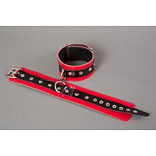 <strong>Поножи из красной лакированной кожи</strong> <br />
Узкие поножи ручной работы № это ваш помощник в реализации самых необузданных фантазий в БДСМ-сессиях.<div class="charTableblock"><div><span>Материал</span>: кожа</div><div><span>Цвет</span>: красный, розовый</div><div><span>Производитель</span>: Подиум, Россия</div></div> Поножи из красной лакированной кожи 
Узкие поножи ручной работы № это ваш помощник в реализации самых необузданных фантазий в БДСМ-сессиях.