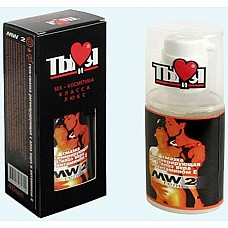 <strong>Ты и Я MW 2 Гель-смазка регенерирующая с алое и витамином Е, 40 г.</strong> <br />
Отличная безжировая смазка для профилактического ухода за тканями половых органов. Увлажняет, омолаживает, способствует заживлению ранок и микротрещин, обеспечивает нежное проникновение. Необходима людям с очень чувствительной и легкоранимой слизистой. Незаменима для женщин в послеродовый или послеоперационный период. Суперэкономична в использовании, супердлительна по действию - не впитывается и не высыхает, обеспечивая длительное скольжение. Гипоаллергенна, не взаимодействует с кожей и слизистыми, не влияет на идущие там процессы, не дает `холодящего` эффекта на коже и слизистых оболочках, минимально влияет на рН и микрофлору половых органов. Полностью совмещается с латексными и полимерными материалами - можно использовать с презервативами, вибраторами, фаллоимитаторами, вагинальными шариками и другими сексуальными игрушками. Не имеет запаха, легко смывается водой. Косметика люкс-класса. Удобный тюбик с распылителем.<div class="charTableblock"> </div> Ты и Я MW 2 Гель-смазка регенерирующая с алое и витамином Е, 40 г.
Отличная безжировая смазка для профилактического ухода за тканями половых органов. Увлажняет, омолаживает, способствует заживлению ранок и микротрещин, обеспечивает нежное проникновение. Необходима людям с очень чувствительной и легкоранимой слизистой. Незаменима для женщин в послеродовый или послеоперационный период. Суперэкономична в использовании, супердлительна по действию - не впитывается и не высыхает, обеспечивая длительное скольжение. Гипоаллергенна, не взаимодействует с кожей и слизистыми, не влияет на идущие там процессы, не дает `холодящего` эффекта на коже и слизистых оболочках, минимально влияет на рН и микрофлору половых органов. Полностью совмещается с латексными и полимерными материалами - можно использовать с презервативами, вибраторами, фаллоимитаторами, вагинальными шариками и другими сексуальными игрушками. Не имеет запаха, легко смывается водой. Косметика люкс-класса. Удобный тюбик с распылителем.