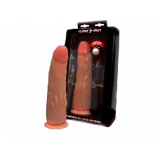 <strong>Фаллоимитатор на присоске с бугорками на тельце - 21,5 см.</strong> <br />
Фаллоимитатор на присоске с мошонкой телесного цвета.<div class="charTableblock"><div><span>Длина, см</span>: 21,5</div><div><span>Диаметр, см</span>: 5</div><div><span>Материал</span>: киберкожа</div><div><span>Цвет</span>: телесный</div><div><span>Особенности</span>: на присоске; без мошонки</div><div><span>Длина, см</span>: 21-24</div><div><span>Диаметр, см</span>: 5</div><div><span>Производитель</span>: Биоклон, Россия</div></div> Фаллоимитатор на присоске с бугорками на тельце - 21,5 см. 
Фаллоимитатор на присоске с мошонкой телесного цвета.