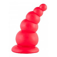 <strong>Красная анальная ёлочка - 13 см.</strong> <br />
Анальная втулка.<div class="charTableblock"><div><span>Длина, см</span>: 13.00</div><div><span>Диаметр, см</span>: 4.00</div><div><span>Материал</span>: силикон</div><div><span>Цвет</span>: красный/розовый</div><div><span>Особенности</span>: цепочки, бусы</div><div><span>Длина, см</span>: 13-16</div><div><span>Диаметр, см</span>: 4</div></div> Красная анальная ёлочка - 13 см. 
Анальная втулка.