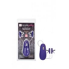 <strong>Зажимы на соски Heated Nipple Teasers с нагревательным эффектом с вибрацией фиолетовые</strong> <br />
Зажимы на соски Nipple play с вибрацией - пикантное украшение и незабываемое наслаждение дерзкой соблазнительницы.<div class="charTableblock"><div><span>Тип</span>: для сосков</div><div><span>Особенности</span>: с вибрацией</div><div><span>Производитель</span>: California Exotic Novelties, США</div></div> Зажимы на соски Heated Nipple Teasers с нагревательным эффектом с вибрацией фиолетовые
Зажимы на соски Nipple play с вибрацией - пикантное украшение и незабываемое наслаждение дерзкой соблазнительницы.