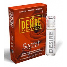 <strong>Духи с феромонами женские DESIRE SECRET 2 в коробочке 5 мл.</strong> <br />
Духи с повышенным содержанием феромонов.Эти прекрасные духи с запахом ночной прохлады создаст вокруг вас ореол очарования и тайны.<br><br>Флакон с шариковым аппликатором. Не содержат спирта.<br>Аналог: Coco Mademoiselle<div class="charTableblock"> </div> Духи с феромонами женские DESIRE SECRET 2 в коробочке 5 мл.
Духи с повышенным содержанием феромонов.Эти прекрасные духи с запахом ночной прохлады создаст вокруг вас ореол очарования и тайны.<br><br>Флакон с шариковым аппликатором. Не содержат спирта.<br>Аналог: Coco Mademoiselle