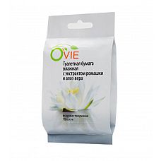 <strong>Влажная туалетная бумага Ovie с экстрактом ромашки и алоэ вера - 15 шт.</strong> <br />
Влажная туалетная бумага O№vie выручит в ситуации, когда привычные гигиенические процедуры малодоступны.<div class="charTableblock"> </div> Влажная туалетная бумага Ovie с экстрактом ромашки и алоэ вера - 15 шт.
Влажная туалетная бумага O№vie выручит в ситуации, когда привычные гигиенические процедуры малодоступны.