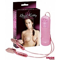 <strong>Зажимы для сосков с вибрацией Bad Kitty Nipple Buds</strong> <br />
Розовые зажимы для сосков с мультивибрацией.<div class="charTableblock"><div><span>Тип</span>: для сосков</div><div><span>Особенности</span>: с вибрацией</div><div><span>Производитель</span>: Orion, Германия</div></div> Зажимы для сосков с вибрацией Bad Kitty Nipple Buds
Розовые зажимы для сосков с мультивибрацией.