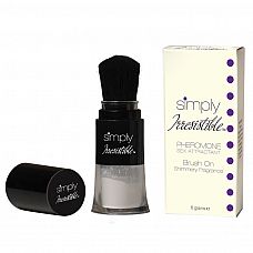 <strong>Мерцающие сухие духи-пудра Simply Irresistible с феромонами - 6 гр.</strong> <br />
Нежный и тонкий аромат мандарина и фрезии объединяются в чувственный букет с мускусом, ванилью и теплыми нотами янтарной древесины для создания неповторимого аромата Ваших новых духов-пудры! Пудра заряжена феромонами и содержит мельчайшие мерцающие частички, чтобы придавать Вашей коже сияние! Сексуальный аромат и сила феромонов сделают Вас самой притягательной! В составе пудры есть экстракт листа алоэ, который нежно позаботится о Вашей коже.<div class="charTableblock"> </div> Мерцающие сухие духи-пудра Simply Irresistible с феромонами - 6 гр. 
Нежный и тонкий аромат мандарина и фрезии объединяются в чувственный букет с мускусом, ванилью и теплыми нотами янтарной древесины для создания неповторимого аромата Ваших новых духов-пудры! Пудра заряжена феромонами и содержит мельчайшие мерцающие частички, чтобы придавать Вашей коже сияние! Сексуальный аромат и сила феромонов сделают Вас самой притягательной! В составе пудры есть экстракт листа алоэ, который нежно позаботится о Вашей коже.