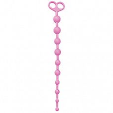 <strong>Розовая анальная цепочка из 10 звеньев ANAL JUGGLING BALL SILICONE - 33,6 см.</strong> <br />
Розовая анальная цепочка из 10 звеньев ANAL JUGGLING BALL SILICONE.<div class="charTableblock"><div><span>Длина, см</span>: 33,6</div><div><span>Диаметр, см</span>: 2,5</div><div><span>Материал</span>: силикон</div><div><span>Цвет</span>: красный/розовый</div><div><span>Особенности</span>: цепочки, бусы</div><div><span>Длина, см</span>: 25 и более</div><div><span>Диаметр, см</span>: 2</div></div> Розовая анальная цепочка из 10 звеньев ANAL JUGGLING BALL SILICONE - 33,6 см. 
Розовая анальная цепочка из 10 звеньев ANAL JUGGLING BALL SILICONE.