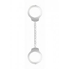  Pleasure Legcuffs White SH-OU006WHT 
