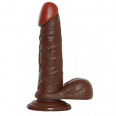 ������������� REALISTIC DILDO REAL RAPTURE BROWN 6.5`` T4L-00700690 
