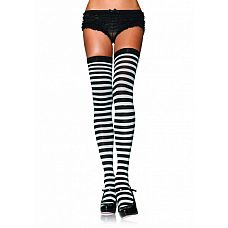 <strong>Полосатые чулочки Leg Avenue</strong> <br />
Полосатые чулочки, которым позавидовала бы и Алиса в стране чудес! Станут безупречным завершением, как карнавального костюма, так и образа для отвязной вечеринки! Любите быть в центре внимания, тогда эти полосатые чулочки от Leg Avenue для Вас! <div class="charTableblock"><div><span>Размер</span>: 1X (50-52); 2X (52-54); 3X (54-56)</div><div><span>Цвет</span>: черный</div><div><span>Производитель</span>: Leg Avenue, США</div><div><span>В наличии</span>: XL-1X-2X, черный с белым</div></div> Полосатые чулочки Leg Avenue 
Полосатые чулочки, которым позавидовала бы и Алиса в стране чудес! Станут безупречным завершением, как карнавального костюма, так и образа для отвязной вечеринки! Любите быть в центре внимания, тогда эти полосатые чулочки от Leg Avenue для Вас!