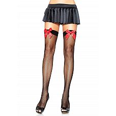 <strong>Чулочки-сетка с атласным бантиком</strong> <br />
Чулочки-сетка с атласным бантиком. <div class="charTableblock"><div><span>Размер</span>: S (42-44); M (44-46); L (46-48)</div><div><span>Цвет</span>: черный</div><div><span>Производитель</span>: Leg Avenue, США</div><div><span>В наличии</span>: S-M-L, черный с красным</div></div> Чулочки-сетка с атласным бантиком 
Чулочки-сетка с атласным бантиком.