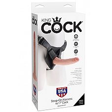 <strong>Страпон Strap-on Harness 7" Cock трусики с насадкой телесный</strong> <br />
Страпон Strap-on Harness 7" Cock - универсальные трусы + реалистичная насадка.<div class="charTableblock"><div><span>Длина, см</span>: 17.8</div><div><span>Диаметр, см</span>: 4.1</div><div><span>Длина, см</span>: 17-20</div><div><span>Диаметр, см</span>: 4</div><div><span>Материал</span>: ПВХ (PVC)</div><div><span>Цвет</span>: телесный</div><div><span>Особенности</span>: комплект; harness</div></div> Страпон Strap-on Harness 7" Cock трусики с насадкой телесный 
Страпон Strap-on Harness 7" Cock - универсальные трусы + реалистичная насадка.