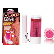 <strong>Супер-мастурбатор вращательный</strong> <br />
Супер мастурбатор в форме колбы (длина 20 см, диаметр 8 см). Внутрь колбы вставлен резервуар из нежного силикона с пупырышками по всей внутренней поверхности. Край резервуара оформлен в виде манящих губ (во время мастурбации они присасываются к члену). Между резервуаром и колбой встроен механизм, состоящий из бусинок и металлических спиралек, который вращается вокруг резервуара, плотно с ним соприкасаясь. Стимуляция члена осуществляется благодаря вращению вокруг члена этих бусинок и спиралек. Скорость вращения механизма можно регулировать выносным пультом. Для него требуется четыре батарейки.<div class="charTableblock"> </div> Супер-мастурбатор вращательный 
Супер мастурбатор в форме колбы (длина 20 см, диаметр 8 см). Внутрь колбы вставлен резервуар из нежного силикона с пупырышками по всей внутренней поверхности. Край резервуара оформлен в виде манящих губ (во время мастурбации они присасываются к члену). Между резервуаром и колбой встроен механизм, состоящий из бусинок и металлических спиралек, который вращается вокруг резервуара, плотно с ним соприкасаясь. Стимуляция члена осуществляется благодаря вращению вокруг члена этих бусинок и спиралек. Скорость вращения механизма можно регулировать выносным пультом. Для него требуется четыре батарейки.