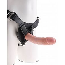 <strong>Телесный страпон на трусиках Strap-on Harness Cock - 20,3 см.</strong> <br />
Страпон Strap-on Harness Cock - универсальные трусы + реалистичная насадка.<div class="charTableblock"><div><span>Длина, см</span>: 20.3</div><div><span>Диаметр, см</span>: 4.6</div><div><span>Длина, см</span>: 17-20</div><div><span>Диаметр, см</span>: 4</div><div><span>Материал</span>: ПВХ (PVC)</div><div><span>Цвет</span>: телесный</div><div><span>Особенности</span>: комплект; harness</div></div> Телесный страпон на трусиках Strap-on Harness Cock - 20,3 см. 
Страпон Strap-on Harness Cock - универсальные трусы + реалистичная насадка.