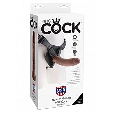 <strong>Коричневый страпон на трусиках Strap-on Harness Cock - 20,3 см.</strong> <br />
Страпон Strap-on Harness Cock - универсальные трусы + реалистичная насадка.<div class="charTableblock"><div><span>Длина, см</span>: 20.3</div><div><span>Диаметр, см</span>: 4.6</div><div><span>Длина, см</span>: 17-20</div><div><span>Диаметр, см</span>: 4</div><div><span>Материал</span>: ПВХ (PVC)</div><div><span>Цвет</span>: мулат</div><div><span>Особенности</span>: комплект; harness</div></div> Коричневый страпон на трусиках Strap-on Harness Cock - 20,3 см. 
Страпон Strap-on Harness Cock - универсальные трусы + реалистичная насадка.