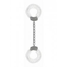 ������� Beginner`s Legcuffs Furry White SH-OU007WHT 
