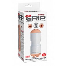 <strong>Мастурбатор вагина-ротик Pipedream Extreme Toyz Tight Grip Pussy & Mouth Masturbator</strong> <br />
Мастурбатор вагина-ротик Pipedream Extreme Toyz Tight Grip Pussy & Mouth Masturbator позволит мужчине в любой момент испытывать радость как классического, так и орального секса.<div class="charTableblock"><div><span>Материал</span>: TPE / TPR</div><div><span>Цвет</span>: другой</div><div><span>Наличие вибрации</span>: без вибрации</div><div><span>Особенности</span>: вагина; ротик; в колбе</div></div> Мастурбатор вагина-ротик Pipedream Extreme Toyz Tight Grip Pussy & Mouth Masturbator
Мастурбатор вагина-ротик Pipedream Extreme Toyz Tight Grip Pussy & Mouth Masturbator позволит мужчине в любой момент испытывать радость как классического, так и орального секса.