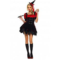 <strong>Костюм Озорная ведьмочка - Le Frivole, S/M, </strong> <br />
Нечистая сила может быть совершенно очаровательной!
Костюм ведьмочки состоит из приталенного платья с импровизированным корсетом и "рваным" подолом.<div class="charTableblock"> </div> Костюм Озорная ведьмочка - Le Frivole, S/M,  
Нечистая сила может быть совершенно очаровательной!
Костюм ведьмочки состоит из приталенного платья с импровизированным корсетом и "рваным" подолом.