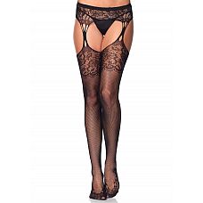 <strong>Чулки с пояском Tear Drop Garterbelt Stockings </strong> <br />
Сексуальная штучка - необычные чулочки в сеточку, с кружевной отделкой.<div class="charTableblock"><div><span>Размер</span>: S (42-44); M (44-46); L (46-48)</div><div><span>Цвет</span>: черный</div><div><span>Производитель</span>: Leg Avenue, США</div><div><span>В наличии</span>: S-M-L, черный</div></div> Чулки с пояском Tear Drop Garterbelt Stockings  
Сексуальная штучка - необычные чулочки в сеточку, с кружевной отделкой.