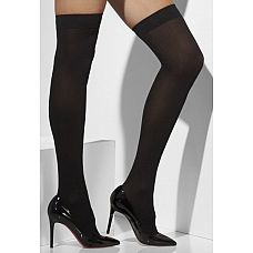 <strong>Плотные чулки на резинке</strong> <br />
Черные, непрозрачные классические чулки на резинке подойдут для ежедневного ношения.<div class="charTableblock"><div><span>Размер</span>: S (42-44); M (44-46); L (46-48)</div><div><span>Цвет</span>: черный</div><div><span>Производитель</span>: Fever, Великобритания</div><div><span>В наличии</span>: S-M-L, черный</div></div> Плотные чулки на резинке 
Черные, непрозрачные классические чулки на резинке подойдут для ежедневного ношения.