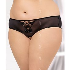 <strong>Трусики с ажурной вставкой на попке и доступом</strong> <br />
Трусики с доступом, украшены бантиком спереди. <div class="charTableblock"><div><span>Размер</span>: 2X (52-54)</div><div><span>Цвет</span>: черный</div><div><span>Производитель</span>: SoftLine, Польша</div><div><span>В наличии</span>: XXXL, черный</div></div> Трусики с ажурной вставкой на попке и доступом
Трусики с доступом, украшены бантиком спереди.