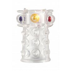 <strong>Насадка с перламутровыми бусинками и фиксирующим кольцом </strong> <br />
Рельефная насадка цилиндрической формы с разноцветными перламутровыми бусинками и фиксирующим кольцом.<div class="charTableblock"><div><span>Материал</span>: силикон</div><div><span>Диаметр, см</span>: 2.50</div><div><span>Диаметр, см</span>: 2</div></div> Насадка с перламутровыми бусинками и фиксирующим кольцом
Рельефная насадка цилиндрической формы с разноцветными перламутровыми бусинками и фиксирующим кольцом.