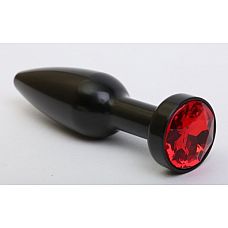 <strong>Чёрная удлинённая пробка с красным кристаллом - 11,2 см.</strong> <br />
Удлинённая металлическая пробка с ограничительным основанием, украшенным кристаллом.<div class="charTableblock"><div><span>Длина, см</span>: 11.20</div><div><span>Диаметр, см</span>: 2.90</div><div><span>Материал</span>: металл</div><div><span>Длина, см</span>: 9-12</div><div><span>Диаметр, см</span>: 2</div></div> Чёрная удлинённая пробка с красным кристаллом - 11,2 см.
Удлинённая металлическая пробка с ограничительным основанием, украшенным кристаллом.