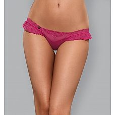 <strong>Трусики-стринги с рюшами Lillove</strong> <br />
Кокетливые трусики стринги, спереди украшены вышивкой.<div class="charTableblock"><div><span>Размер</span>: L (46-48); XL (48-50)</div><div><span>Цвет</span>: красный, розовый</div><div><span>Производитель</span>: Obsessive, Польша</div><div><span>В наличии</span>: L-XL, розовый</div></div> Трусики-стринги с рюшами Lillove 
Кокетливые трусики стринги, спереди украшены вышивкой.