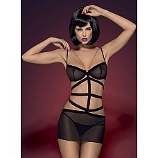 <strong>Прозрачная сорочка Bondy с цепочками</strong> <br />
Полупрозрачная сорочка, на тонких бретелях.<div class="charTableblock"><div><span>Размер</span>: 1X (50-52)</div><div><span>Цвет</span>: черный</div><div><span>Производитель</span>: Obsessive, Польша</div><div><span>В наличии</span>: XXL, черный</div></div> Прозрачная сорочка Bondy с цепочками 
Полупрозрачная сорочка, на тонких бретелях.