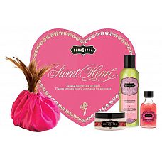    Sweet Heart Kit 
         PSweet Heart Strawberry Kit -P      !   P    :P  -OIL OF LOVEPStrawberry DreamsP-          -HONEY DUSTPStrawberry DreamsP-P   P    P    -BODY SOUFFLE STRAWBERRY CREME -P         -AROMATIC MASSAGE OIL -P   ,    P  .