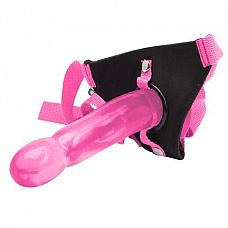 <strong>Розовый страпон Climax Strap-on Pink Ice Dong   Harness set - 17,8 см.</strong> <br />
Фаллоимитатор и комплект фиксирующих ремней - простое и удобное сочетание, которое позволяет легко выполнить все ваши фантазии.<div class="charTableblock"><div><span>Длина, см</span>: 17.80</div><div><span>Диаметр, см</span>: 3.60</div><div><span>Длина, см</span>: 17-20</div><div><span>Диаметр, см</span>: 3</div><div><span>Материал</span>: TPE / TPR</div><div><span>Цвет</span>: красный/розовый</div><div><span>Особенности</span>: комплект; harness</div></div> Розовый страпон Climax Strap-on Pink Ice Dong   Harness set - 17,8 см. 
Фаллоимитатор и комплект фиксирующих ремней - простое и удобное сочетание, которое позволяет легко выполнить все ваши фантазии.