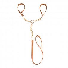 <strong>Бежевые наручники с петлёй MAZE T-RESTRAINTS</strong> <br />
Сдайтесь или возьмите всё под свой контроль с этими изысканными наручниками.<div class="charTableblock"><div><span>Материал</span>: кожзам</div><div><span>Производитель</span>: Bijoux Indiscrets, Испания</div></div> Бежевые наручники с петлёй MAZE T-RESTRAINTS 
Сдайтесь или возьмите всё под свой контроль с этими изысканными наручниками.