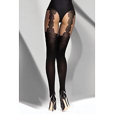 <strong>Колготки Renitana с имитацией чулок на широких пажах</strong> <br />
Колготки Renitana с имитацией чулок на широких пажах.<div class="charTableblock"><div><span>Размер</span>: S (42-44)</div><div><span>Цвет</span>: черный</div><div><span>Производитель</span>: Livia Corsetti, Польша</div><div><span>В наличии</span>: 2 размер, черный</div></div> Колготки Renitana с имитацией чулок на широких пажах 
Колготки Renitana с имитацией чулок на широких пажах.