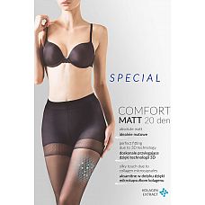 <strong>Утягивающие колготки Comfort Matt 20 den</strong> <br />
Утягивающие в бедрах и талии колготки с экстрактом коллагена.<div class="charTableblock"><div><span>Размер</span>: S (42-44); M (44-46); L (46-48); XL (48-50)</div><div><span>Цвет</span>: черный</div><div><span>В наличии</span>: 2 размер, черный; 3 размер, черный; 4 размер, черный; 5 размер, черный</div></div> Утягивающие колготки Comfort Matt 20 den 
Утягивающие в бедрах и талии колготки с экстрактом коллагена.
