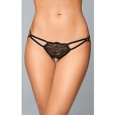 <strong>Кружевные трусики с доступом и эффектной задней частью из бретелей</strong> <br />
Кружевные трусики с доступом и эффектной задней частью из бретелей.<div class="charTableblock"><div><span>Размер</span>: S (42-44); M (44-46); L (46-48)</div><div><span>Цвет</span>: черный</div><div><span>Производитель</span>: SoftLine, Польша</div><div><span>В наличии</span>: S-M-L, черный</div></div> Кружевные трусики с доступом и эффектной задней частью из бретелей 
Кружевные трусики с доступом и эффектной задней частью из бретелей.