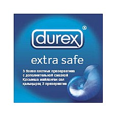    DUREX  EXTRA SAFE, 3 . 
Durex Extra Safe -         .     ,      9   .  ,  ,   .    -.   .   - 56 .