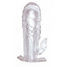 <strong>Насадка на фаллос с усиками и отростком для стимуляции клитора</strong> <br />
Силиконовая насадка на пенис. Чрезвычайно мягкая и нежная, со специальными отростком для дополнительной стимуляции партнерши у основания головки. Ее форма полностью соответствует любому пенису, абсолютно безразмерная. По сути, это многоразовый силиконовый презерватив с внутренними кольцами для продления эрекции. <div class="charTableblock"><div><span>Материал</span>: силикон</div><div><span>Производитель</span>: Sextoy 2011, Китай</div></div> Насадка на фаллос с усиками и отростком для стимуляции клитора
Силиконовая насадка на пенис. Чрезвычайно мягкая и нежная, со специальными отростком для дополнительной стимуляции партнерши у основания головки. Ее форма полностью соответствует любому пенису, абсолютно безразмерная. По сути, это многоразовый силиконовый презерватив с внутренними кольцами для продления эрекции.