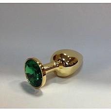   Butt Plug Gold Small Green 
  Butt Plug Gold Small Green.