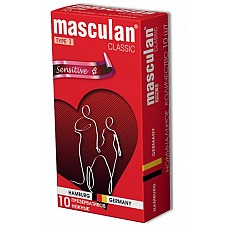 <strong>Презервативы Masculan Classic нежные (Sensitive)</strong> <br />
Нежные, из утонченного латекса, классической формы.
Обеспечивают сохранение естественных ощущений во время полового акта.
Презерватив розового цвета, без рельефной структуры.<div class="charTableblock"><div><span>Производитель</span>: Masculan, Германия</div><div><span>Количество</span>: 10</div></div> Презервативы Masculan Classic нежные (Sensitive)
Нежные, из утонченного латекса, классической формы.
Обеспечивают сохранение естественных ощущений во время полового акта.
Презерватив розового цвета, без рельефной структуры.