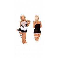 MAID`S OUTFIT INCL DRESS, APRON M/L 
