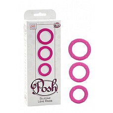    Posh Silicone Love Rings  
 Posh Silicone Love Rings -     .