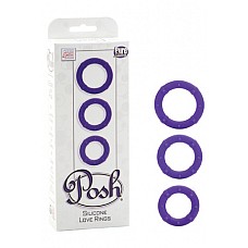    Posh Silicone Love Rings  
 Posh Silicone Love Rings -     .