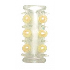 <strong>Желтая насадка на фаллос с шипами и бусинами</strong> <br />
Силиконовая насадка желтого цвета с пикантными бусинками – оригинальная эротическая игрушка, которая позволит усилить чувственные ощущения любовной паре. Нежный материал насадки слегка прикасается к возбужденной плоти женщины, делая стимуляцию клитора незабываемым удовольствием. Мужчина же, использующий подобную сексуальную игрушку, способен увеличить продолжительность полового акта, что явно доставляет удовольствие любой партнерше. Желаете разнообразить предстоящий интимный вечер? Тогда приобретайте чувственную насадку, которая подарит радость обладания телом партнера в неистовом вагинальном сексе.<div class="charTableblock"><div><span>Материал</span>: силикон</div><div><span>Производитель</span>: Sextoy 2011, Китай</div></div> Желтая насадка на фаллос с шипами и бусинами
Силиконовая насадка желтого цвета с пикантными бусинками – оригинальная эротическая игрушка, которая позволит усилить чувственные ощущения любовной паре. Нежный материал насадки слегка прикасается к возбужденной плоти женщины, делая стимуляцию клитора незабываемым удовольствием. Мужчина же, использующий подобную сексуальную игрушку, способен увеличить продолжительность полового акта, что явно доставляет удовольствие любой партнерше. Желаете разнообразить предстоящий интимный вечер? Тогда приобретайте чувственную насадку, которая подарит радость обладания телом партнера в неистовом вагинальном сексе.