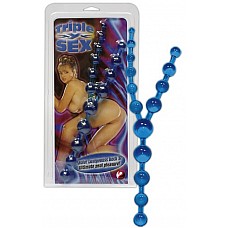 <strong>Стимулятор Triple Sex Blue</strong> <br />
<div class="charTableblock"><div><span>Длина, см</span>: 31</div><div><span>Диаметр, см</span>: 3</div><div><span>Цвет</span>: другой</div><div><span>Особенности</span>: цепочки, бусы</div><div><span>Особенности</span>: двухсторонний</div><div><span>Длина, см</span>: 25 и более</div><div><span>Диаметр, см</span>: 3</div></div> Стимулятор Triple Sex Blue