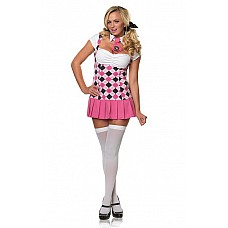 <strong>Комплект Очаровательная школьница, XS, </strong> <br />
Образ школьницы всегда был излюбленным мужским фетишем.<div class="charTableblock"><div><span>Размер</span>: XS (40-42)</div></div> Комплект Очаровательная школьница, XS,  
Образ школьницы всегда был излюбленным мужским фетишем.